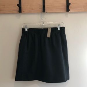 J crew grey wool mini skirt - size 2